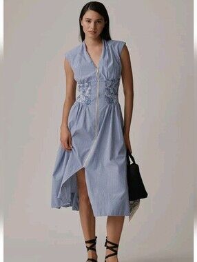 $178 NWT Anthropologie Maeve Tommie Shine Collection Dress Xxs
